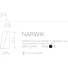 Kinkiet-scienny-Nowodvorski-NARWIK-BLACK-110484