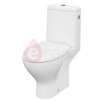 Cersanit MODUO Kompakt WC bez kołnierza + deska sedesowa slim wrap Cersanit MODUO K116-036