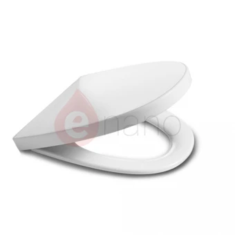 Deska WC wolnoopadająca Roca Soft Texture Roca KHROMA A801652004 biała błyszcząca