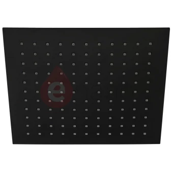 Deszczownica natryskowa Corsan CMD25 ANGO czarna kwadratowa 25 cm
