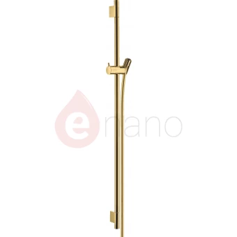 Drążek prysznicowy S Puro 90 cm z wężem Hansgrohe UNICA złoty optyczny polerowany