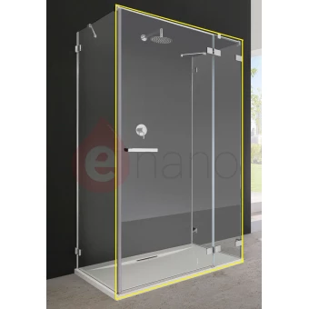 Drzwi prysznicowe FRONT 90x200 Radaway EUPHORIA KDJ+S prawa