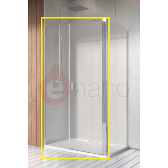 Drzwi prysznicowe 110x200 Radaway NES KDS II lewe
