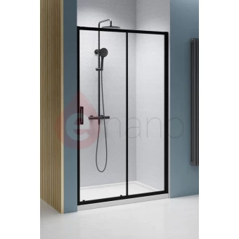 Drzwi prysznicowe 140cm Radaway 1014140-54-01L black lewe
