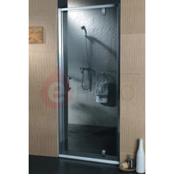 Drzwi prysznicowe 80 Omnires OMNIRES S-80D szkło grafitowe