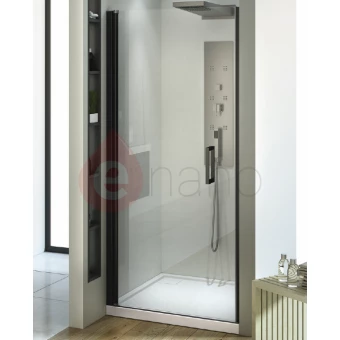 Drzwi prysznicowe 80x195 New Trendy NEGRA