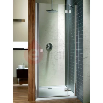 Drzwi prysznicowe 80x195 Radaway ALMATEA DWJ brązowe, prawe