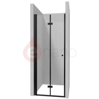 Drzwi prysznicowe 90 cm Deante KERRIA PLUS NERO czarne