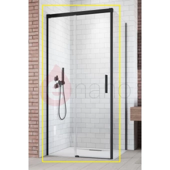 Drzwi prysznicowe do kabiny 120x200 Radaway IDEA BLACK KDJ lewe