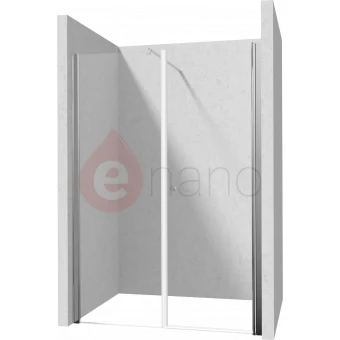 Drzwi prysznicowe do wnęki 130cm Deante KERRIA PLUS d/wahadłowe 90 + ścianka 40