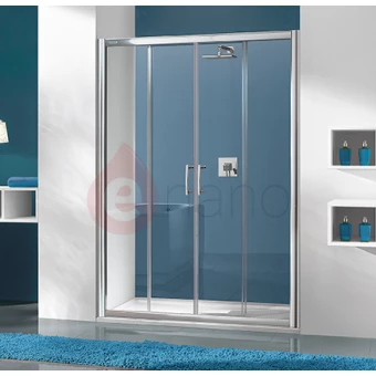 Drzwi prysznicowe przesuwne 130 cm, Sanplast TX5 biewW15