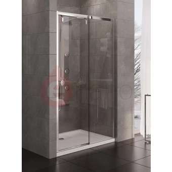 Drzwi prysznicowe wnękowe 140 cm Active Shield New Trendy PORTA prawe