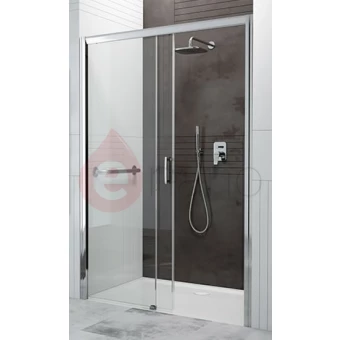 Drzwi prysznicowe wnękowe przesuwne 100x190 Sanplast D2P FREEZONE sbW0