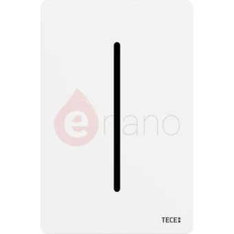 Elektroniczny przycisk spłukujący do pisuaru zasilanie 230V Tece TECEFILO-SOLID biały mat