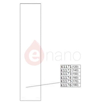 Element ruchomy do drzwi przesuwnych D4/VE 140 cm, szkło hartowane Sanplast VERA 660-E1172