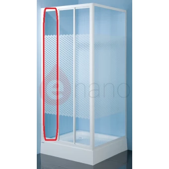 Element ruchomy wewnętrzny do kabiny kwadratowej 90 cm, szkło hartowane Sanplast CLASSIC