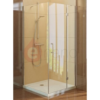 Kabina prysznicowa kwadratowa 90x190 cm szkło perła 6 mm New Trendy RENOMA D-0073A/D-0051B prawa