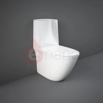 Kompakt WC bez kołnierza + deska wolnoopadająca RAK Ceramics SENSATION