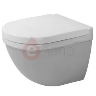 Komplet WC: Miska WC wisząca 36x48,5 cm +  deska wolnoopadająca z funkcją SoftClose Duravit STARCK 3 2227090000, 0063890000