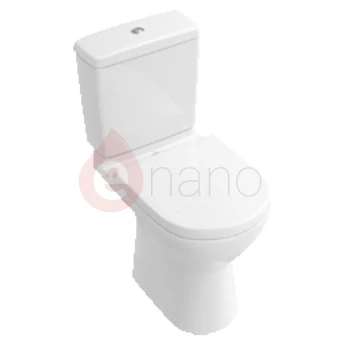 Miska WC lejowa 36x67 odpływ pionowy Villeroy & Boch O.NOVO 566101R1 CeramicPlus