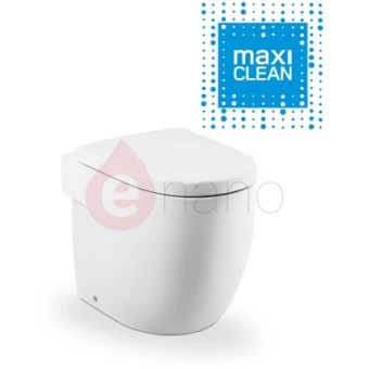Miska WC stojąca 52x36 cm Roca MERIDIAN COMPACTO Maxi Clean