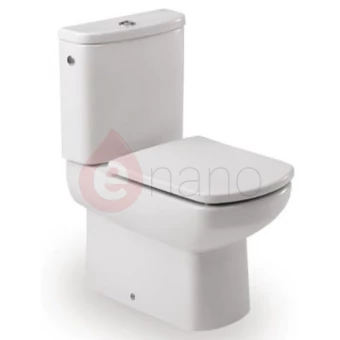 Miska WC stojąca 60x35x5 cm do kompaktu z odpływem poziomy Roca DAMA SENSO COMPACTO A34251800M Maxi Clean