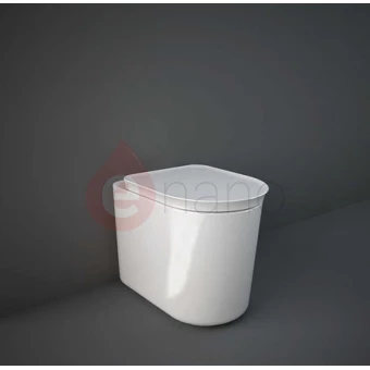 Miska WC stojąca bez kołnierza 56x36,3 RAK Ceramics VALET biała połysk