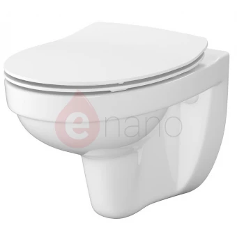 Miska WC wisząca SimpleOn + deska SLIM wolnoopadająca wypinana Cersanit MITO CERSANIA
