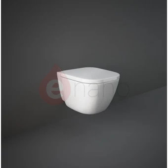 Miska WC wisząca bez kołnierza + deska sedesowa RAK Ceramics ONE