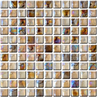 Mozaika szklana 300x300x14 Midas A-MGL14-XX-004 kolor nr 4