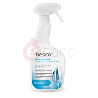 Pianka do czyszczenia kabin prysznicowych i parawanów Besco