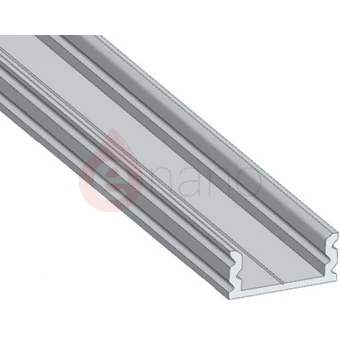 Profil LED natynkowy D (płytki), długość 200cm, aluminiowy NEXTEC PL-NTD-200_EX