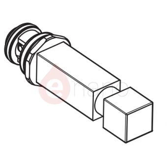 Przełącznik do baterii podtynkowej wannowo-natryskowej Tres CUADRO-TRES 91.06.180.24 biały chrom