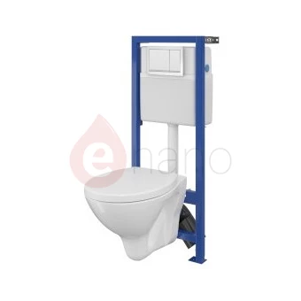 Zestaw podtynkowy WC Cersanit MITO przycisk ENTER biały