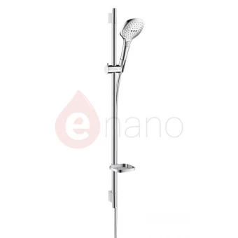 Zestaw prysznicowy 900 mm Hansgrohe Raindance Select E chrom / biały